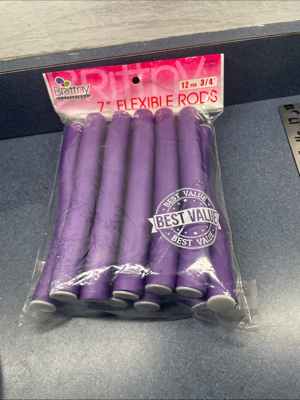 7" Flexible Rods - Purple - 12 Pack
